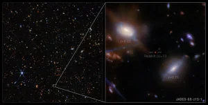 NASA’s Webb Sees Galaxy Mysteriously Clearing Fog of Early Universe