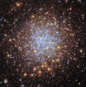 Hubble Visits Glittering Cluster, Capturing Its Ultraviolet Light