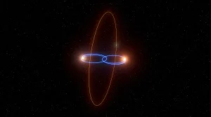 Discovery Alert: A Possible Perpendicular Planet