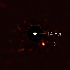 Frigid Exoplanet in Strange Orbit Imaged by NASA’s Webb