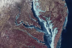 Chesapeake Bay Locked in Ice
