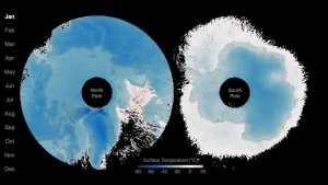 Sensing the Poles’ Hidden Heat