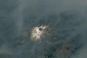 Cascade Volcanoes Shrouded in Smoke